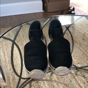 Tory Burch Sandals Espadrilles Black